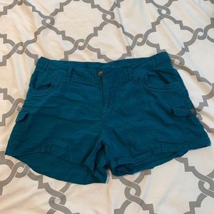 ☀️4/$20 Maurice’s Women’s Teal Shorts Size 11/12